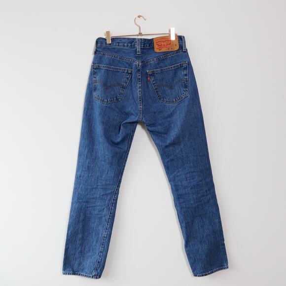 Levi's Blue Straight Leg Women's Jeans - Picture 8 of 13